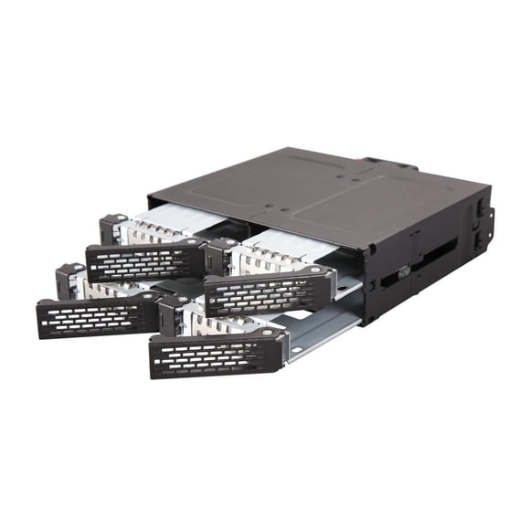 Carcasa de rack móvil ICY DOCK ToughArmor MB607SP-B de 4 compartimentos