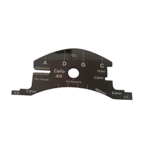 Bothyi - Plantilla De Reparación De Puente De Violonchelo 4/4 Plantilla De Mantenimiento De Reemplazo Diapasón