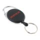 thumbnail image 1 of llavero retráctil mosquetón insignia carrete de retroceso llavero porta clip clip negro, 1 of 5