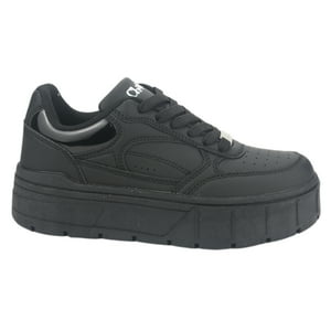 Zapatilla Chalada Mujer Troya-1 Negro Urbano
