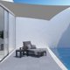 thumbnail image 5 of Vela de Sombra Solar AsterOutdoor 305x396cm Bloqueo UV Grafito, 5 of 9