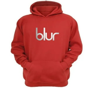 Genérico - Polerón Canguro Blur Rojo Talla S Unisex