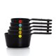 thumbnail image 1 of Vasos medidores OXO Good Grips de plástico, 6 unidades, color negro, 1 of 7