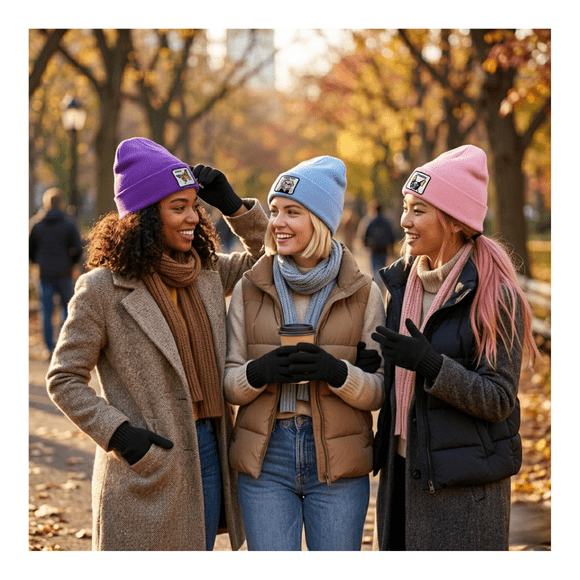 Pack de 3 Gorros Beanies Lana Animales Colores y Diseños Surtidos