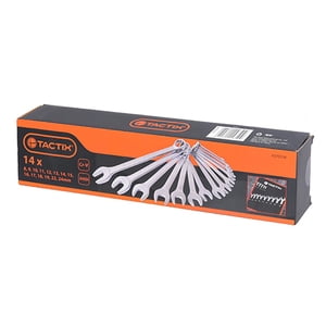 Tactix - Juego De Llaves Punta Corona Metrica 14 Piezas