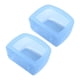 thumbnail image 4 of 2 Cuencos Colgantes para Jaulas de Mascotas, Cuencos para Beber Y Agua, Fáciles de Montar para Jaulas de Alambre O Cajones para Gatos, Pájaros, Chinch Azul, 4 of 5