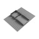 thumbnail image 5 of Sofá Portavasos Bandeja Sofá Multifuncional Para Bebidas Taza Espacial Hogar Gris, 5 of 5