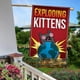 thumbnail image 5 of Exploding Kittens-bandera de jardín temática. 28CM*45CM, 5 of 5