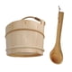 thumbnail image 2 of Accesorios De Madera Para Sauna, Cubo Para Sauna, Cucharón Para Sala De Vapor De 6 Litros, 2 Uds., 2 of 5