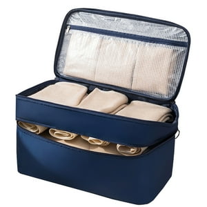 Malltradecl - Organizador De Ropa Interior Bolso Impermeable De Viaje - Azul