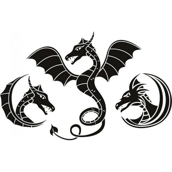 Decomural Three Dragons Fantasy Monster WS-18069