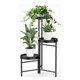 thumbnail image 1 of Set Organizador 3 Pedestal Porta Macetero Desmontable Negro, 1 of 3