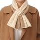 thumbnail image 1 of Bufanda de punto de invierno para mujer, de dos colores, de canalé, con abertura en la boca, suave y bonita, para calentar el cuello., 1 of 6