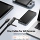 thumbnail image 5 of Cable de carga AltaMoment 4.9 pies 65W USB-A a USB-C y USB-C a Lightning, 5 of 9