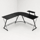 thumbnail image 1 of Escritorio Esquinero Vertex Black en L para Home Office, Gamer u Oficina, 1 of 8