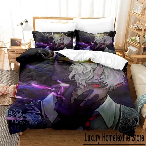 Ranboo Bedding Set Boys Girls Size Duvet Cover Pillowcase Bed Kids Adult Fashion Home Textile Customizable Bed Sheets