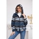 thumbnail image 2 of Polerón Peludo Étnico Otoño Invierno Chaqueta Cierre Mujer 6079, 2 of 5