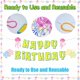 thumbnail image 3 of Bandera decorativa Virosera con medusas para fiesta de cumpleaños, 3 of 7