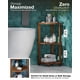 thumbnail image 2 of Soporte para ducha de esquina BLUEWEST, organizador de madera de 3 niveles, 2 of 8