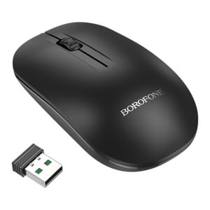 Mouse Inalámbrico Borofone - Color Negro
