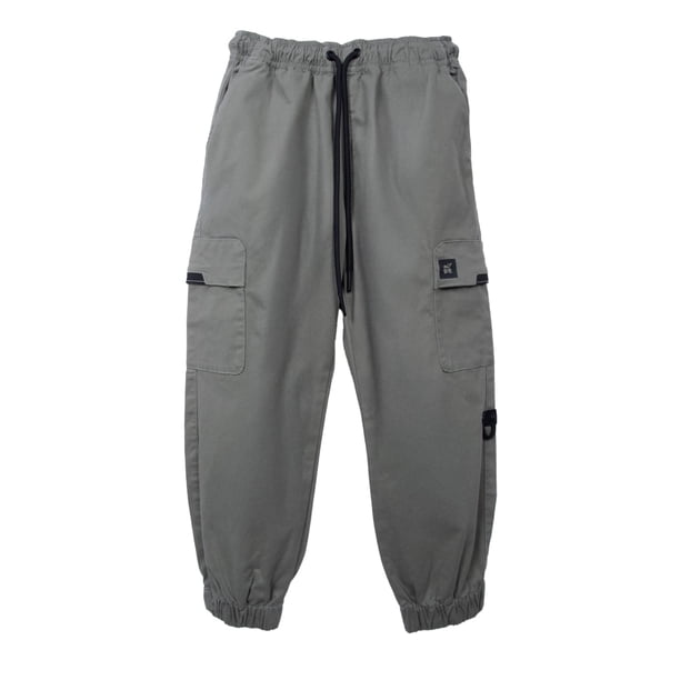 Pantalón Niño Jogger Cargo Forrado y Elasticado Verde