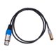 thumbnail image 4 of Cable De Audio Mini XLR Macho A XLR Hembra De 3 Pines Para Micrófonos Y Mezcladores De 1 M, 4 of 5