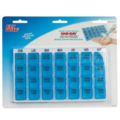 Pastillero Recordatorio 7 Días  Ezy Dose