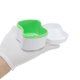 thumbnail image 3 of Unique Bargains 1 Set Caja para Aparatos Dentales, Estuche de Baño para Dentaduras con Cepillo Limpiador de Dentaduras Verde, 3 of 5