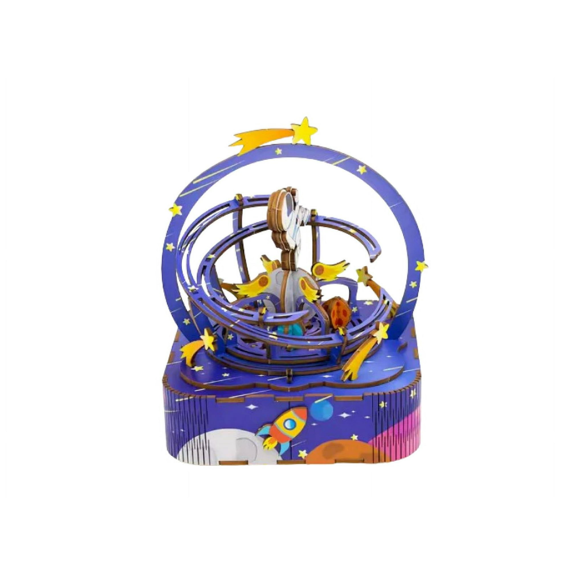Genérico - Paseando Por El Espacio - Caja De Música Armable Mb007