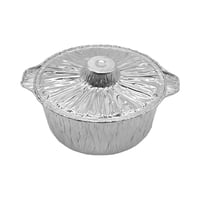 Ioensy - Olla Para Cocinar, Recipiente Para Alimentos, Olla De Papel De Aluminio Para Restaurante, Asado En Casa, 20,9X17,9X7,9Cm