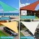 thumbnail image 2 of Vela de sombra Amagenix 6x6x6 m bloquea UV color arena, 2 of 7