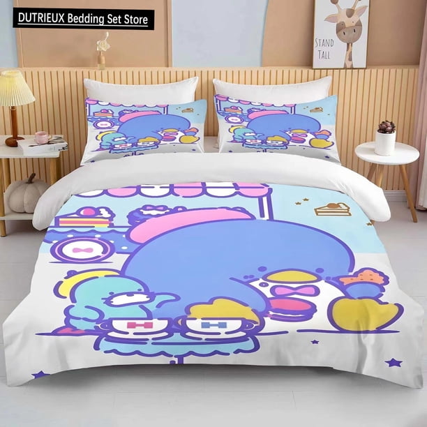 v649 Bed Sheets Sizes Tuxedo Sam Printed Bedding Set Duvet Cover Duvet Cover Pillowcases Adult and Children Bedding Set Luxury 3-Piece Bedding Set (1 Duvet Cover + 2 Pillow Shams) Bed Sheets ju649