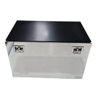 Daken - Caja Metalica Plateada Cromada De 324Lts