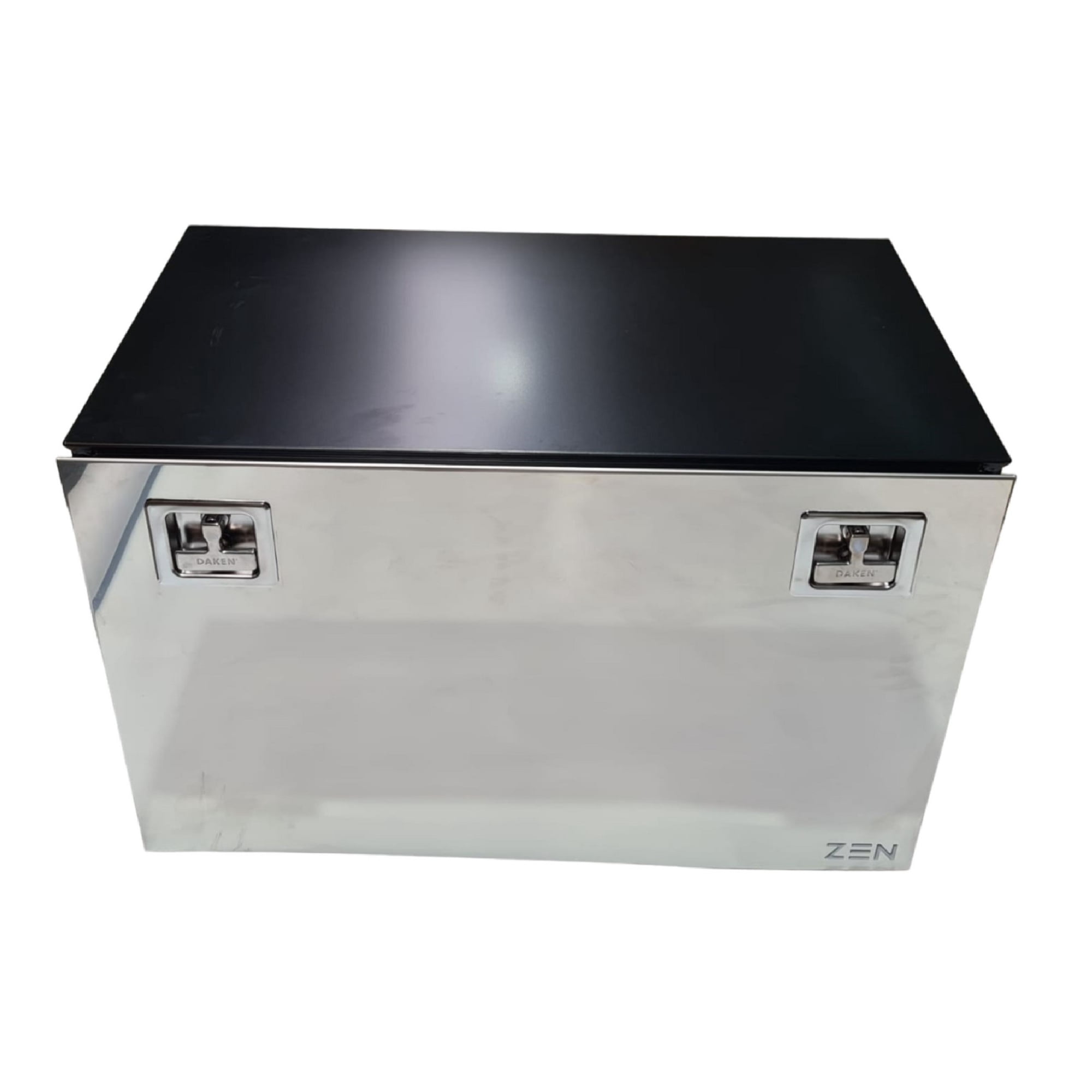 Daken - Caja Metalica Plateada Cromada De 324lts