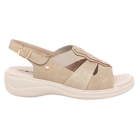 Sandalia Emer Beige Passer