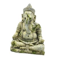 Ioensy - Acuario Paisaje Decoración Pecera Pecera Meditación Ganesha Estatua