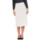 thumbnail image 1 of INSPIRE CHIC Falda Lápiz Estilosa para Mujer con Cintura Alta y Abertura Trasera para Trabajo y Uso Casual XL Blanco Crema, 1 of 5