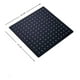 thumbnail image 2 of Plato Ducha Cuadrado Acero 25 Cm Schwartz Negro, 2 of 2