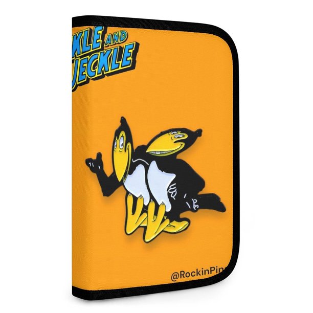 El Show de Heckle y Jeckle Bolsa de Almacenamiento Plegable Portátil con Compartimentos, Organizador de Herramientas Multi-Bolsillo, Uso Dual Viaje y Hogar 26.5*17.8cm