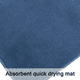thumbnail image 3 of Tapete de secado de platos de microfibra, súper absorbente, tapete de secado de platos de microfibra, 3 of 5
