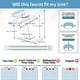 thumbnail image 3 of 1pc LED Bathroom Sink Faucet, Matte Black Bathroom Faucet, Single Handle Waterfall Glass Spout, Vanity RV Bathroom Faucet, For Sink 1 Hole, With Pop-Up Drain & Supply, 3 of 4