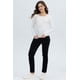 thumbnail image 4 of Polera Mujer Botón Rib Lisa Crudo, 4 of 4
