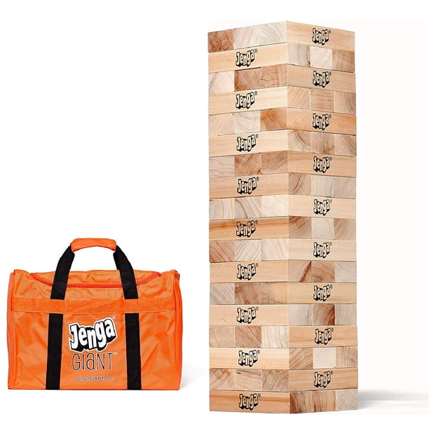 El juego Giant Jenga Giant acumula más de 5 pies con licencia oficial
