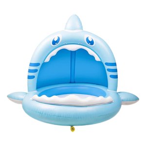 Magideal - Piscina Infantil Inflable Para Niños, Juego De Agua Portátil Con Sombra, Piscina Para Césped Y Jardín, Patio Interior, Diversión De Verano Al Aire Lib