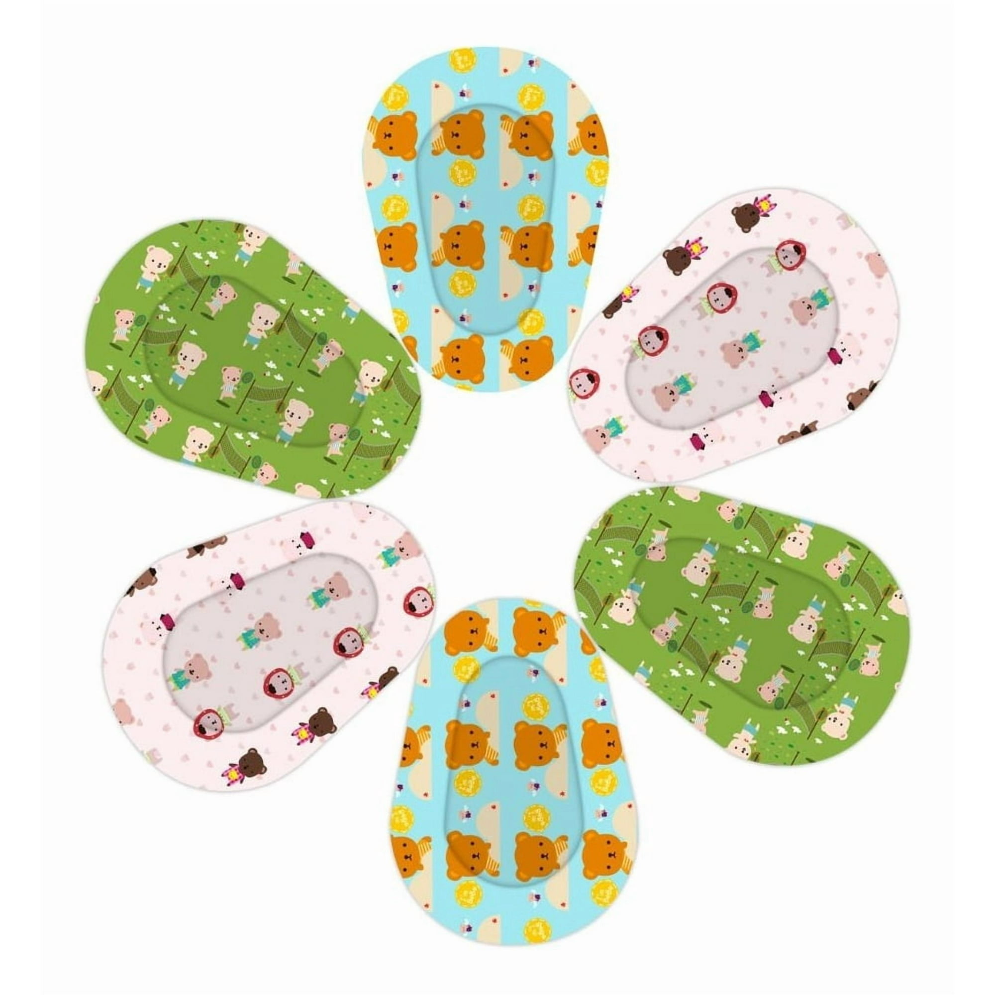 Genérico - Pack 5 Parches Ocular Infantil Proteccion Cuidado Ojos Lau