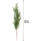 thumbnail image 2 of 10 ramas de ciprés artificiales, tallo falso largo de 16,5 pulgadas, ramitas de cedro, púas de pino de vegetación falsa para guirnaldas de bricolaje, decoración navideña y de jardín, color verde, 2 of 7