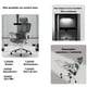 thumbnail image 4 of Silla De Escritorio Reclinable Reposapies E06 Negra LuBabycas, 4 of 8