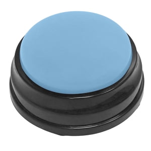 Bothyi - Botón De Sonido Grabable Perro Juguete Interactivo Grabación Botón De Voz Hablar Azul Claro