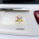 thumbnail image 2 of Emblema para Vehículo The Masonic Exchange 8 cm Blanco y Dorado, 2 of 6