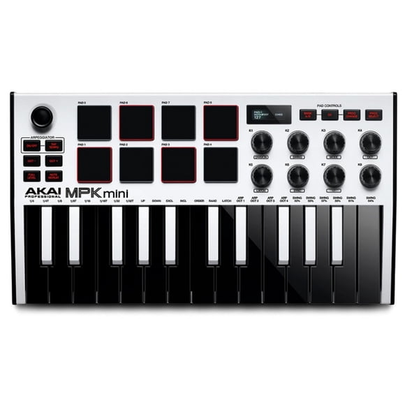 Controlador MIDI Profesional 25 Teclas Akai MPK Mini3 W